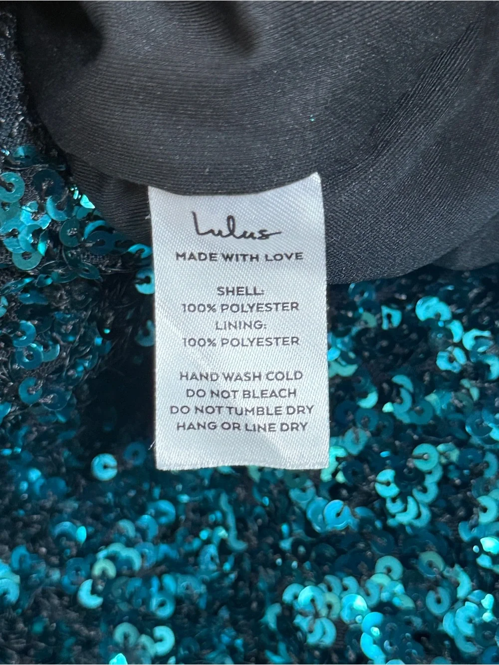 Lulus Brand New You Teal Blue Sequin Bodycon Mini Dress Sz XS Party Evening - Picture 13 of 14
